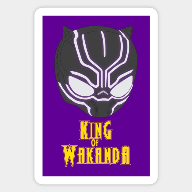 King of Wakanda Sticker by lufiassaiful